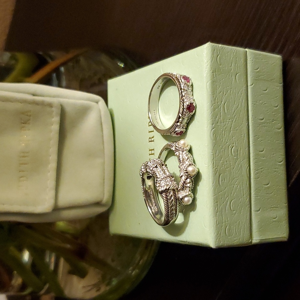 Judith Ripka Trio Ring Set - Picture 8 of 8